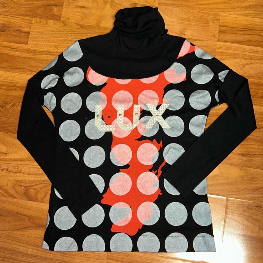 Custo Barcelona Lux Turtleneck Long Sleeve Top